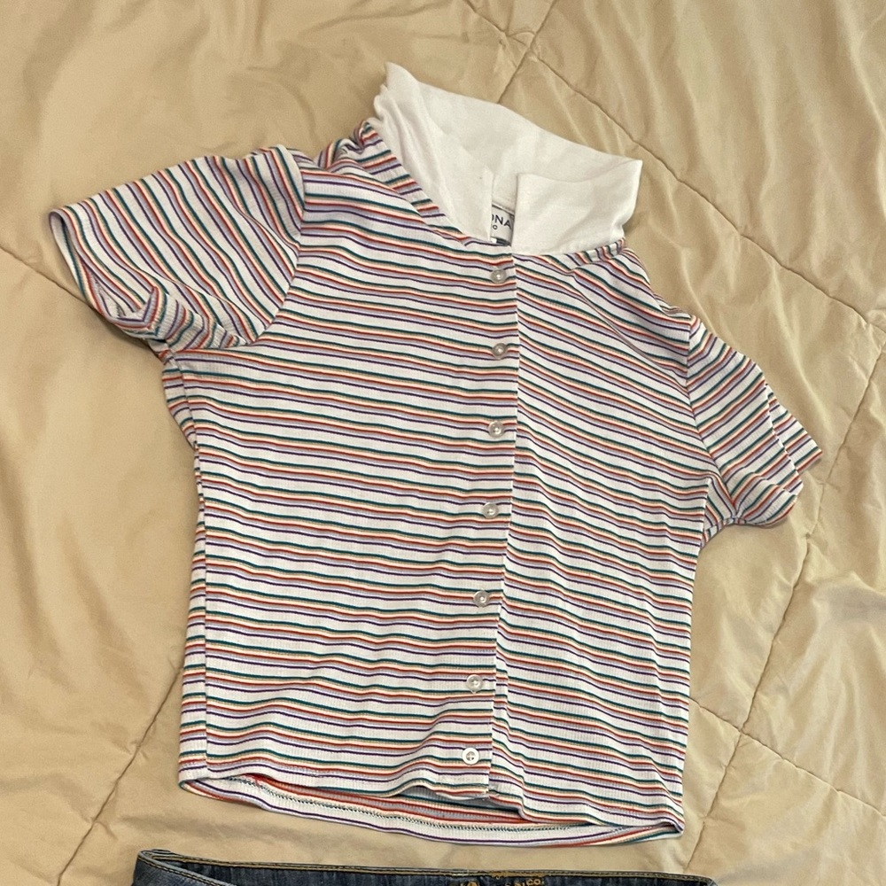 Arizona striped crop top! Size small!